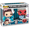 Pack de dos figuras Funko POP de Tanjiro Kamado y Sakonji Urokodaki