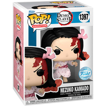 Figura Funko POP! exclusiva de Nezuko Kamado en su caja