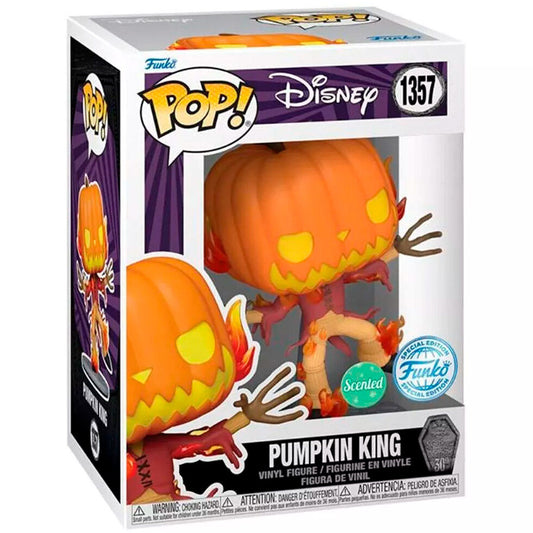 Figura Funko POP Pumpkin King con cabeza de calabaza y llamas - 2