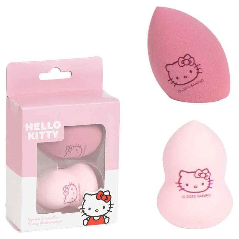Esponja de maquillaje rosa Hello Kitty de CERDÁ en su caja