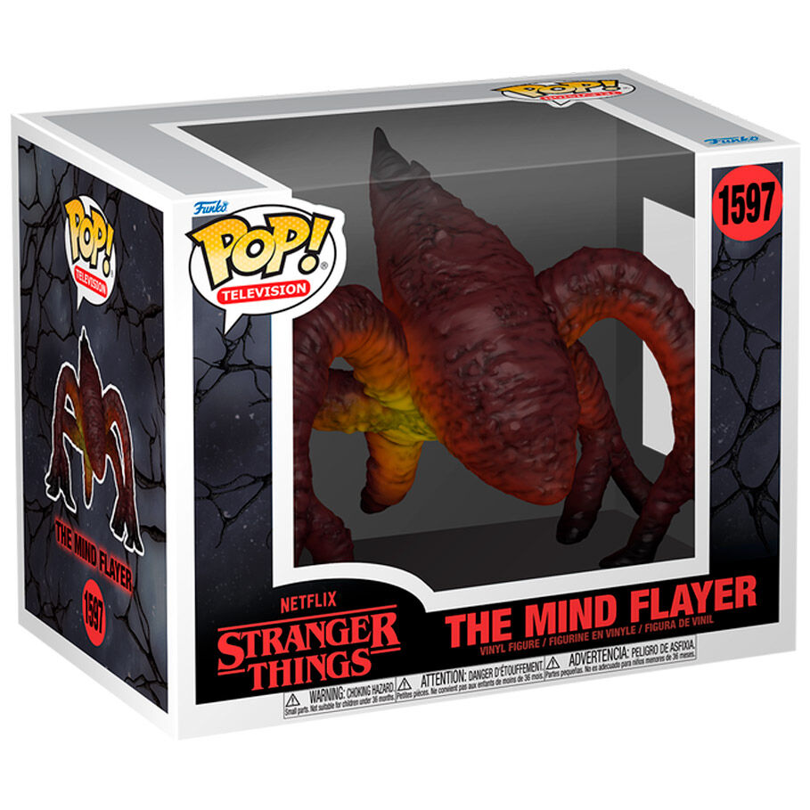 Figura Funko POP! de The Mind Flayer de Stranger Things en caja con ventana