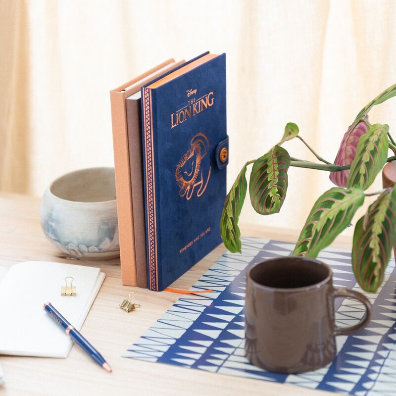 Cuaderno A5 azul de El Rey León Disney con bolígrafo a juego - 5