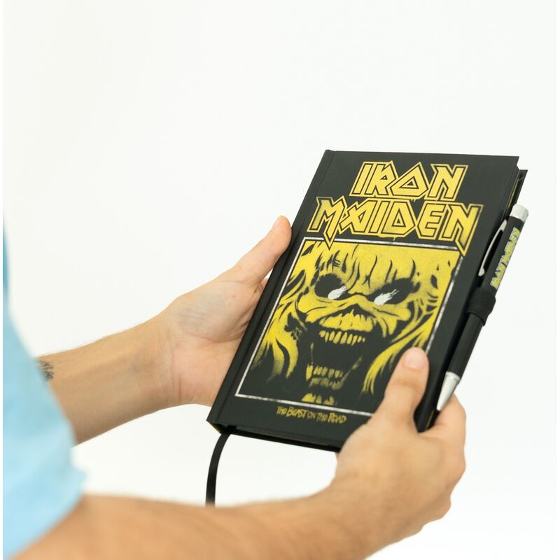 Cuaderno A5 Iron Maiden The Beast on the Road con bolígrafo - 5