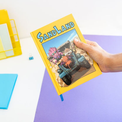 Cuaderno A5 ERIK de Sand Land con portada amarilla ilustrada - 5