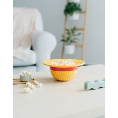 Bowl 3D amarillo del Sombrero de Paja de Luffy - 5