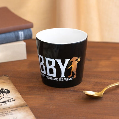 Taza negra de Dobby de Harry Potter con interior blanco - 5