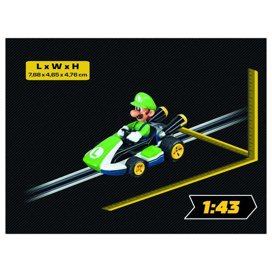 Coche de Luigi de Mario Kart 8 a escala 1:43 - 2