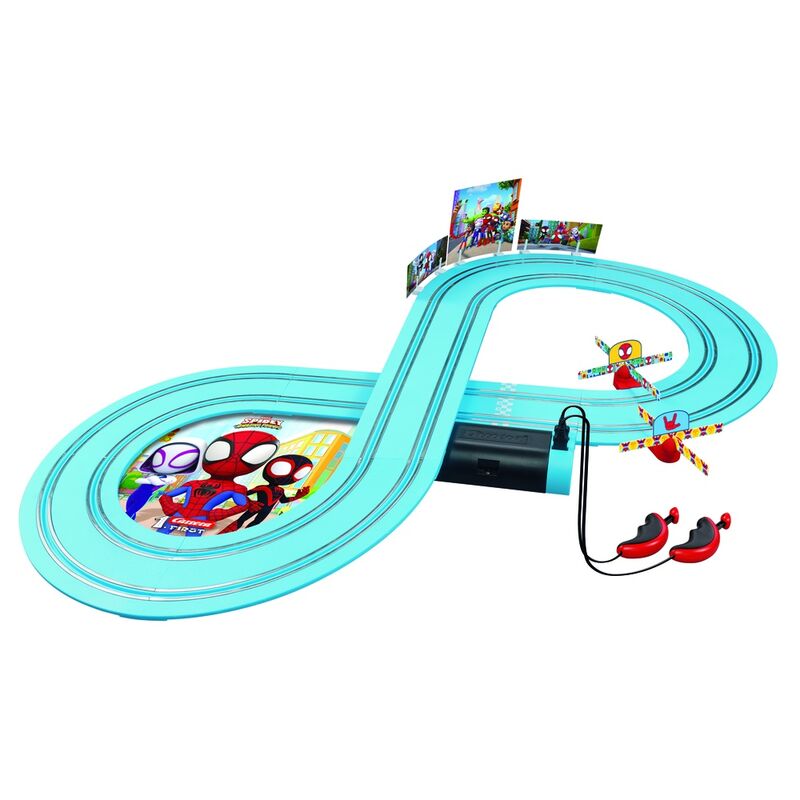 Circuito de carreras Carrera Spider-Man Marvel con dos coches - 2