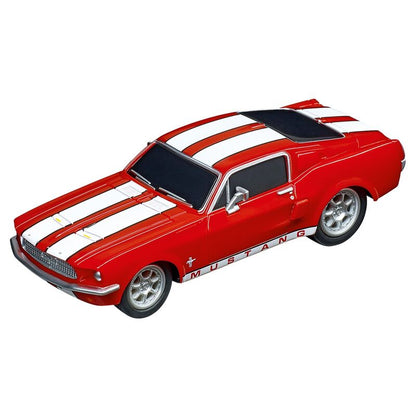 Coche Ford Mustang 67 CARRERA rojo a escala 1:43 - 3