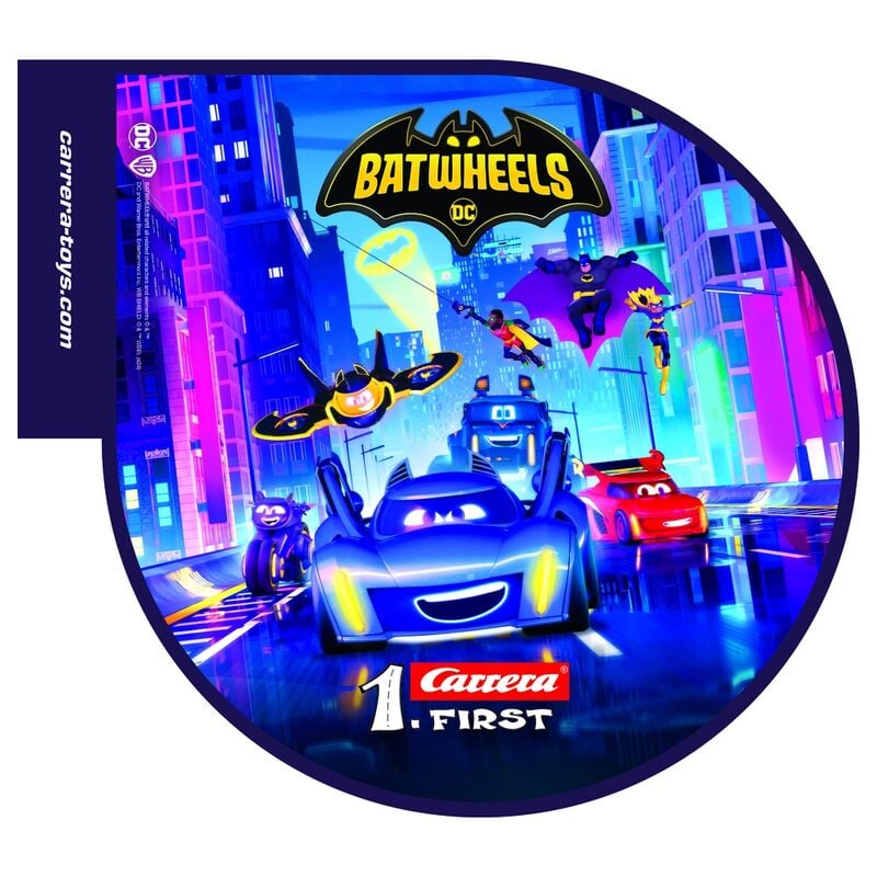 Circuito Carrera Batwheels DC Comics con dos coches y mandos - 4