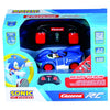 Coche radio control CARRERA RC de Sonic the Hedgehog azul con mando