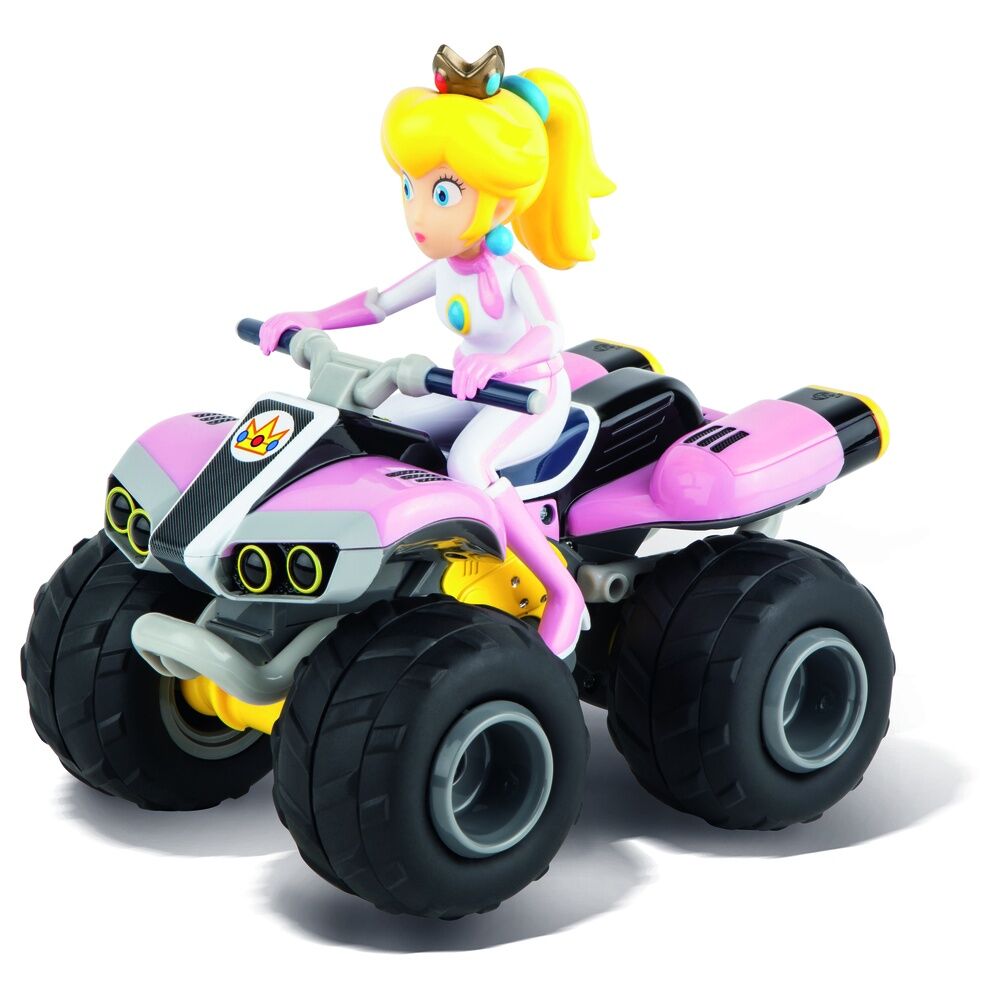 Quad teledirigido rosa de Peach de Mario Kart Carrera RC - 3