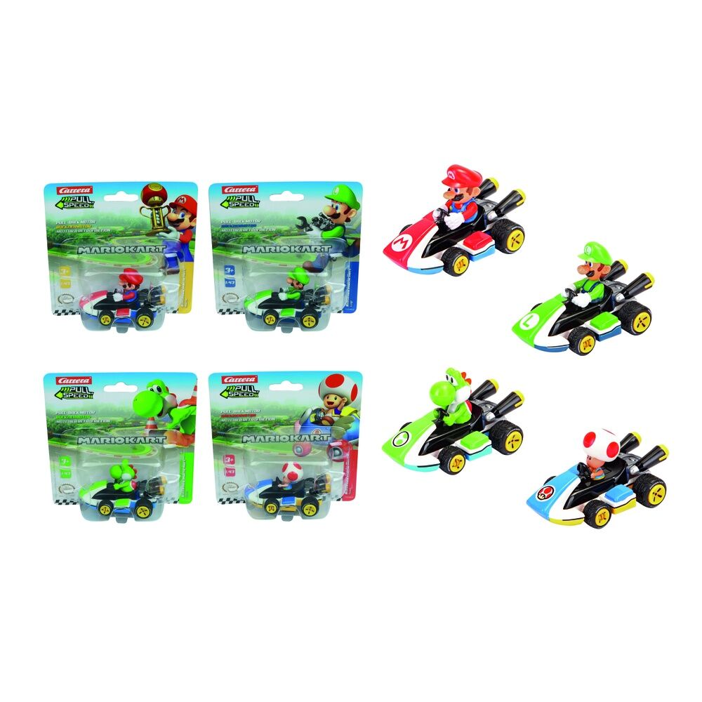 Coches Pull & Speed Carrera de Mario Kart 8 en surtido