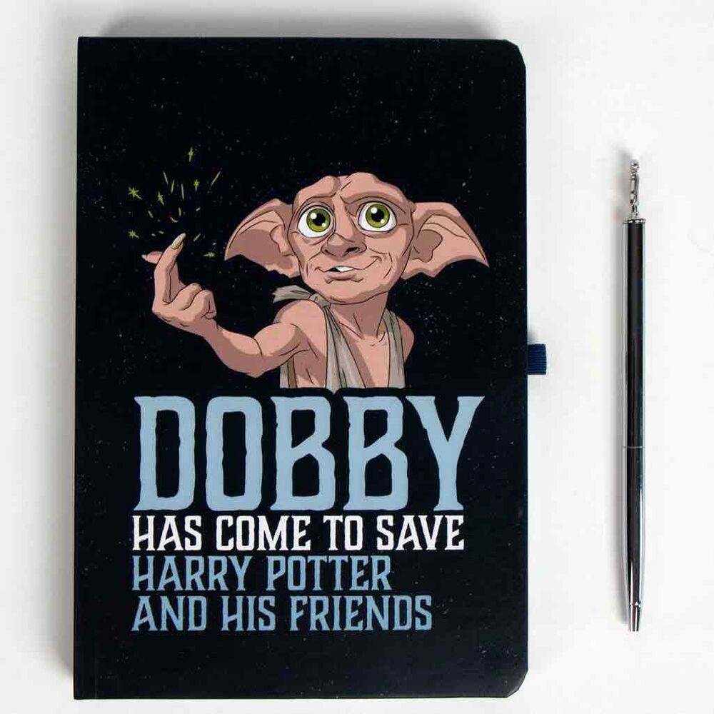 Set de papelería Dobby de Harry Potter con cuaderno, bolígrafo y calcetines - 4