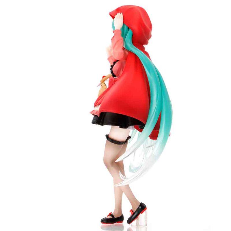 Figura de Hatsune Miku con capa roja y cesta - 2