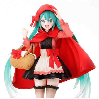 Figura de Hatsune Miku con capa roja y cesta - 5