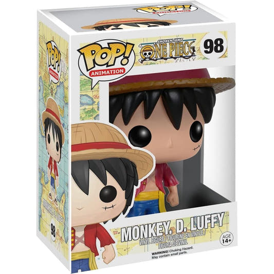 Figura Funko POP! de Monkey D. Luffy de One Piece en caja