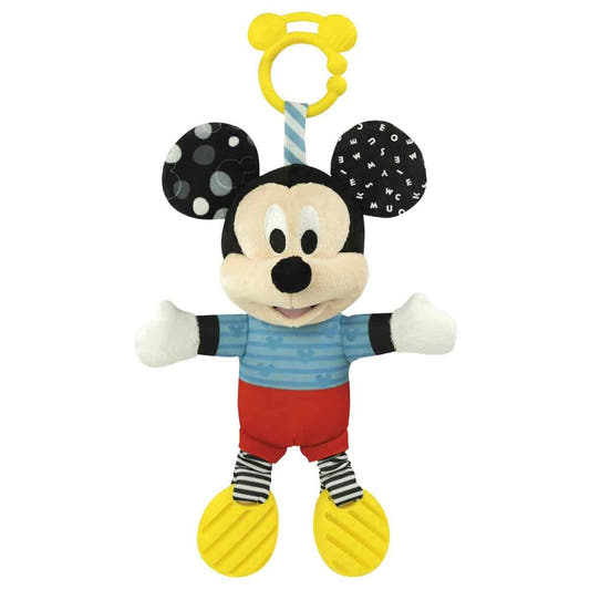Peluche de actividades Baby Mickey con texturas y anilla