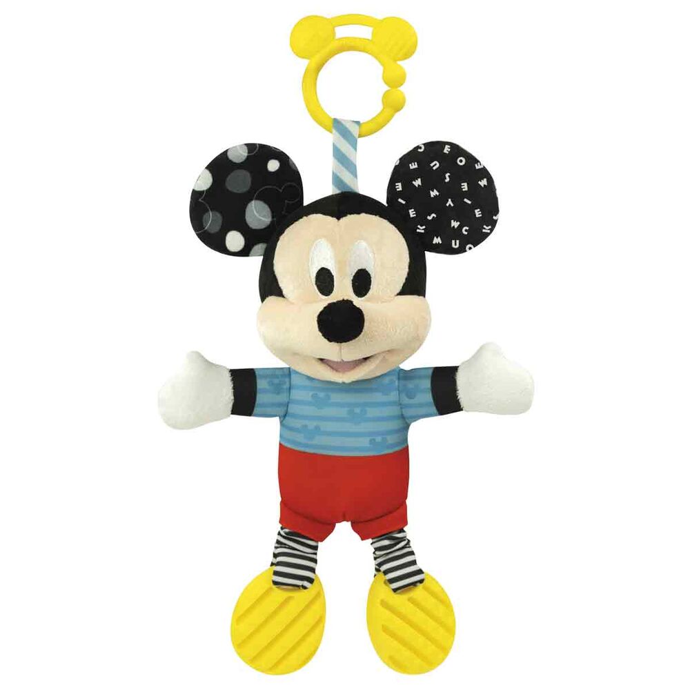 Peluche de actividades Baby Mickey con texturas y anilla