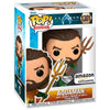 Figura Funko POP! de Aquaman con tridente dorado en su caja