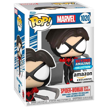 Figura Funko POP Spider-Woman Mattie Franklin con patas grises - 2