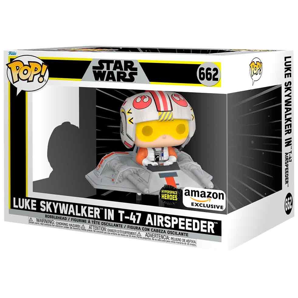 FUNKO POP! Rides de Luke Skywalker en T-47 Airspeeder