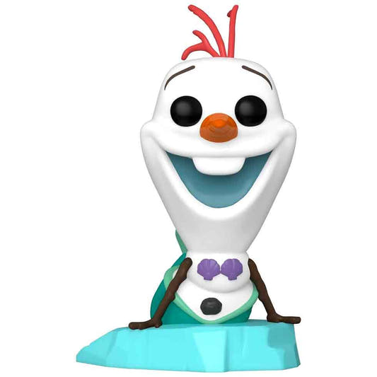 Figura Funko POP de Olaf como Ariel en caja - 2
