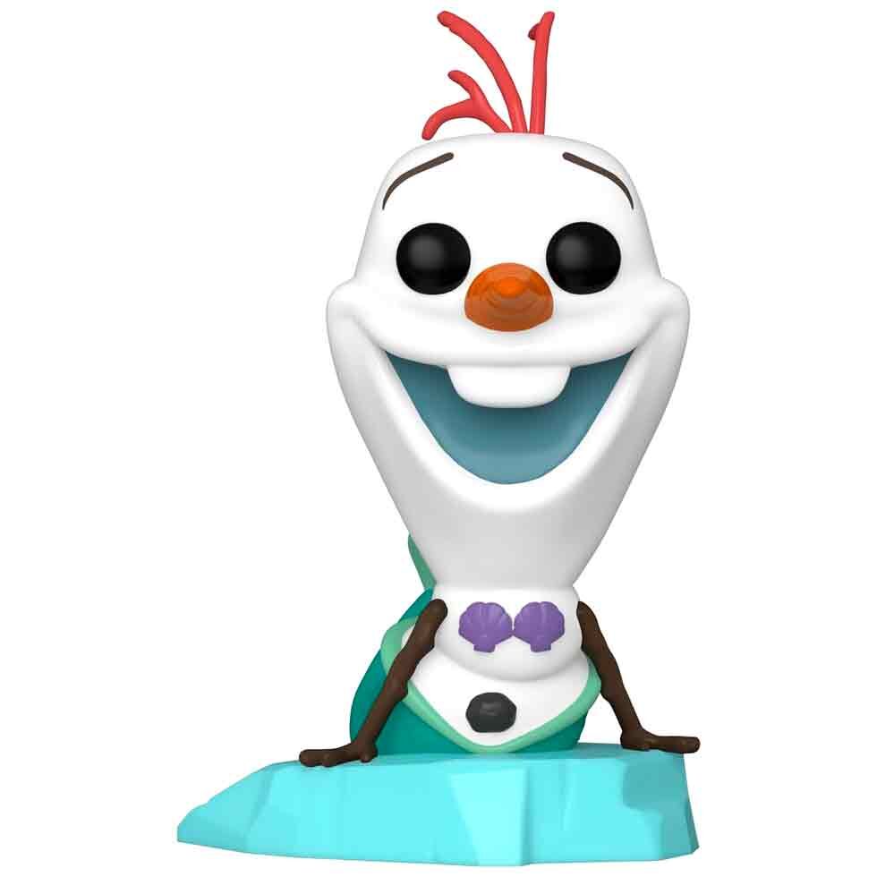 Figura Funko POP de Olaf como Ariel en caja - 2