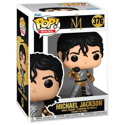 Figura Funko POP! Rocks de Michael Jackson #376 con micrófono