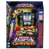 Figura Transformers Legacy United Overcharge en su caja