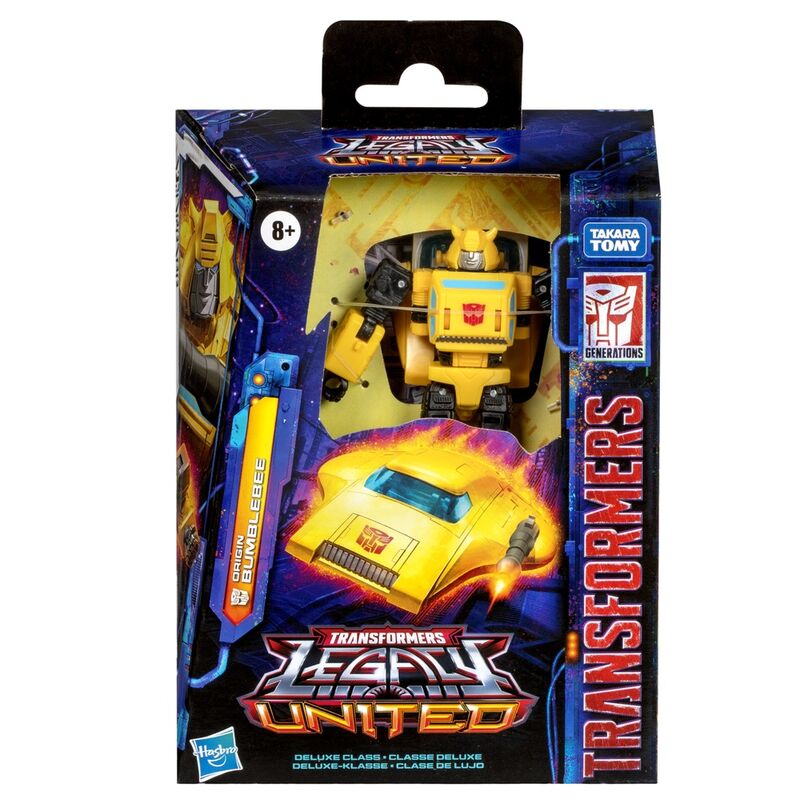 Figura Bumblebee Transformers Legacy United amarilla y negra - 2