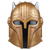Casco dorado de The Armorer de Star Wars The Mandalorian