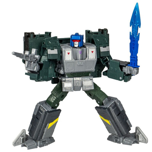 Figura Transformers Legacy United Overcharge en su caja - 2
