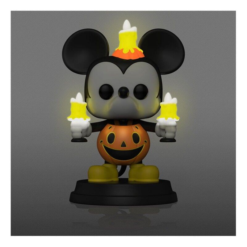 Figura Funko POP! de Mickey Mouse Pumpkin con calabaza y velas - 3