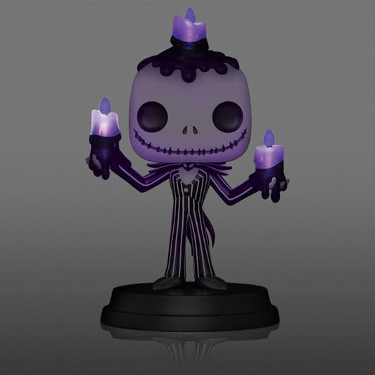 Figura FUNKO POP! de Jack Skellington con velas moradas y negras - 3