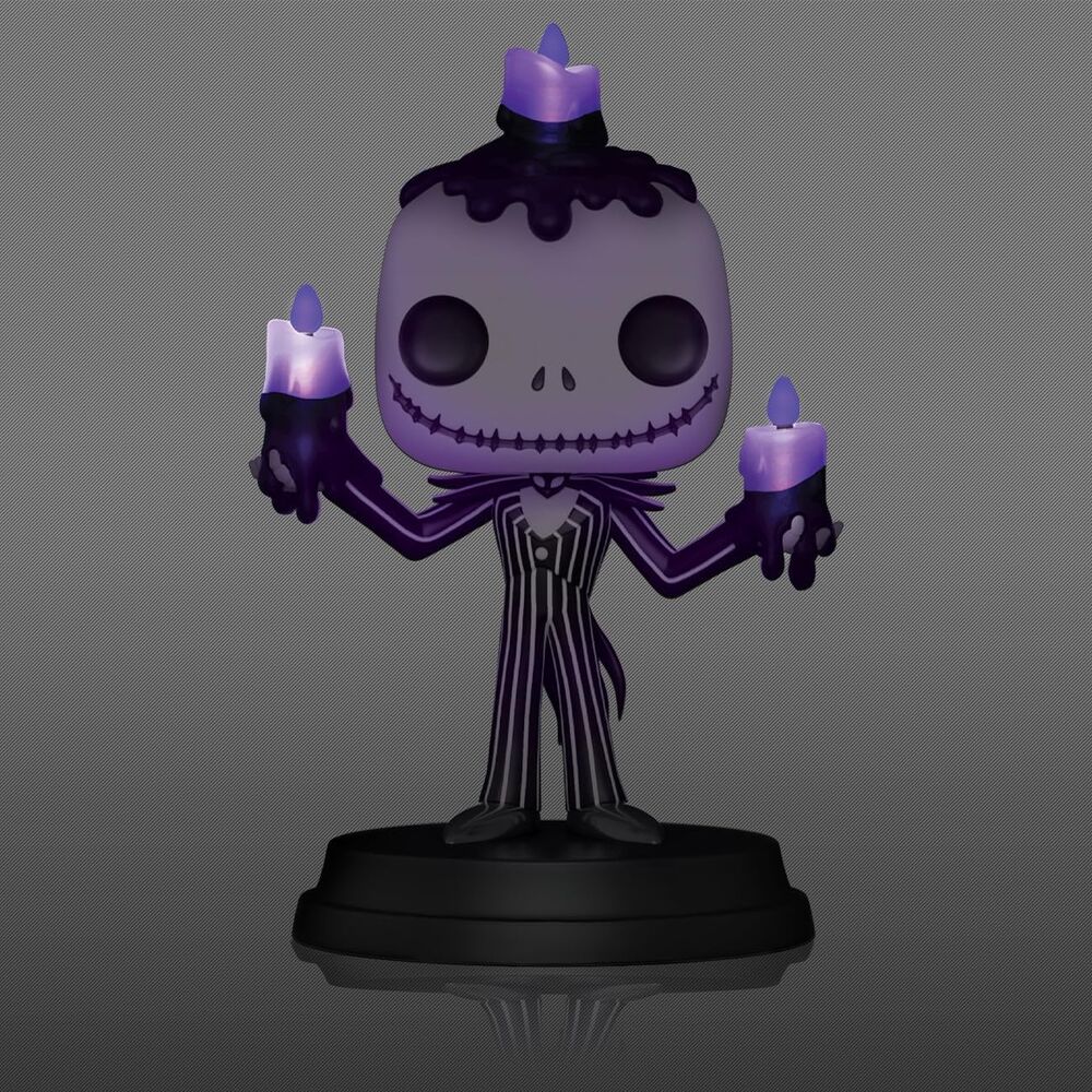 Figura FUNKO POP! de Jack Skellington con velas moradas y negras - 3