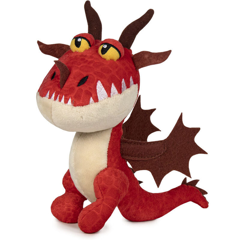 Peluche rojo de Colmillo de Cómo entrenar a tu dragón 3
