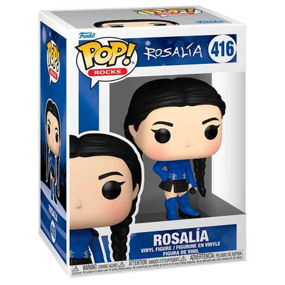 Figura Funko POP! de Rosalía Motomami Tour con conjunto azul