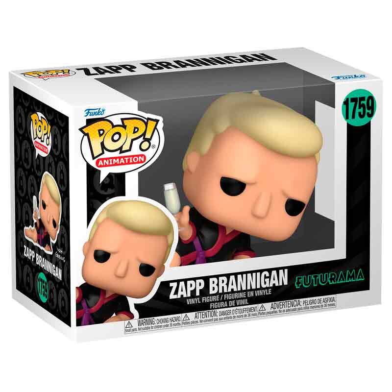 Figura Funko POP! de Zapp Brannigan de Futurama en caja