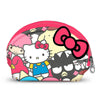 Monedero rosa Friends Hello Kitty con estampado de personajes