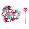 Set de diario en forma de corazón y bolígrafo Friends Hello Kitty