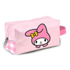 Neceser rosa de My Melody con cremallera y estampado de cuadros