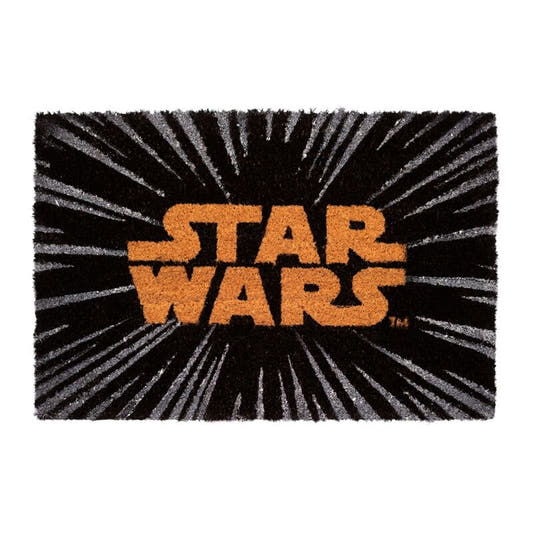 Felpudo negro ERIK con logo naranja de Star Wars