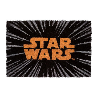 Felpudo negro ERIK con logo naranja de Star Wars