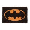 Felpudo negro con logo amarillo de Batman