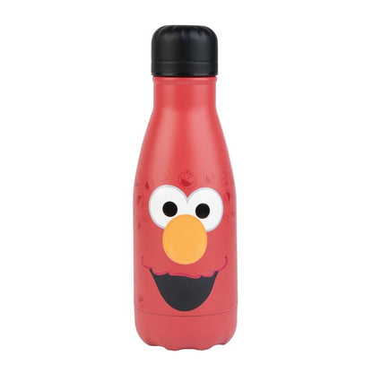 Botella roja de acero inoxidable de Elmo de Barrio Sésamo