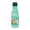Botella ERIK BT21 Outdoor Weekend verde menta con personajes