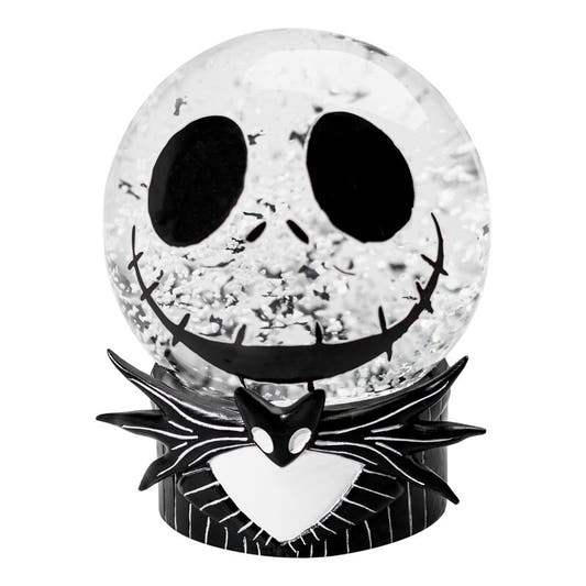 Bola de nieve de Jack Skellington con base negra