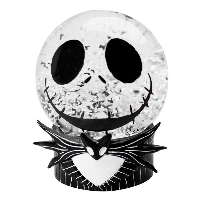 Bola de nieve de Jack Skellington con base negra