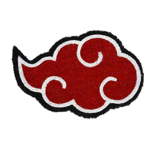 Felpudo Akatsuki de Naruto Shippuden con diseño de nube roja